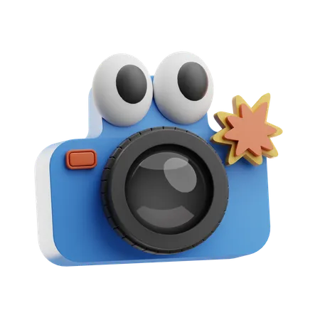 Camera With Funny Eye  3D Icon