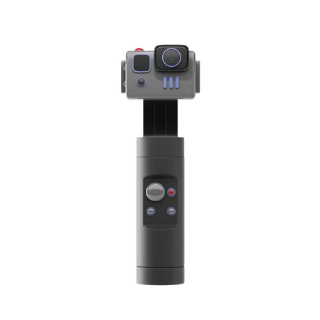 Camera With Stick  3D Icon