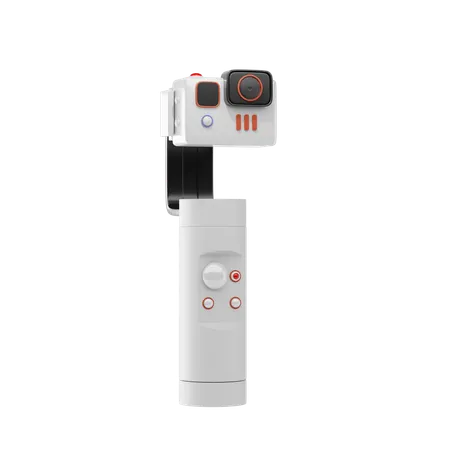 Camera With Gimbal Stabilizer 3 D Icon And Illustration 3D Icon
