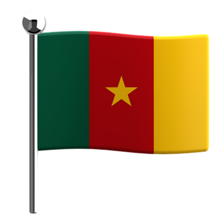 Cameroon  3D Icon