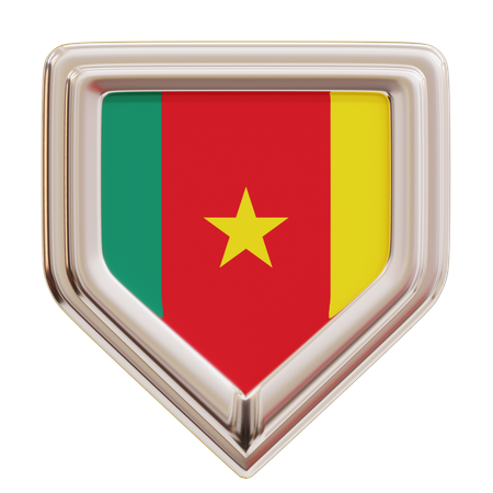 Cameroon Flag  3D Icon