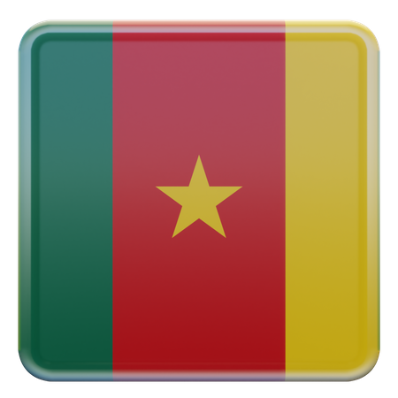 Cameroon Flag  3D Icon
