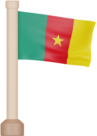 Cameroon Flag  3D Icon