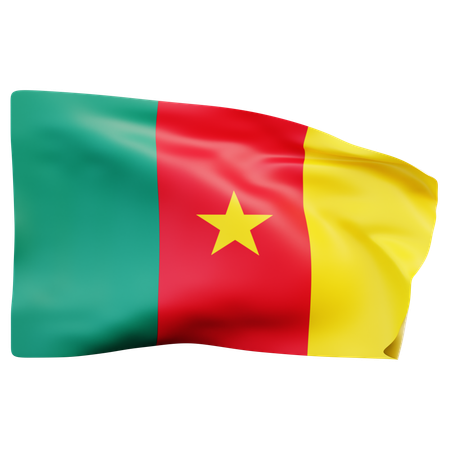 Cameroon Flag  3D Icon