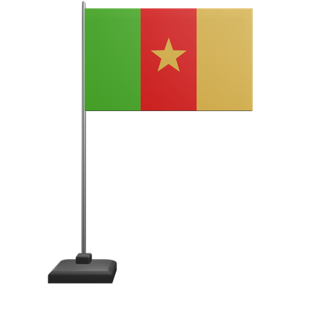 Cameroon Flag  3D Icon