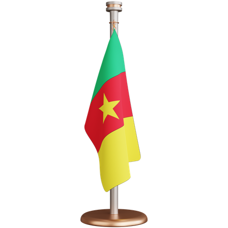 Cameroon Flag  3D Icon