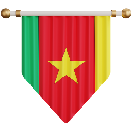 Cameroon Flag  3D Icon