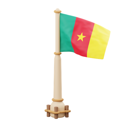 Cameroon Flag 3D Icon