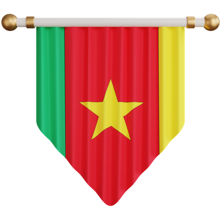 Cameroon Flag  3D Icon