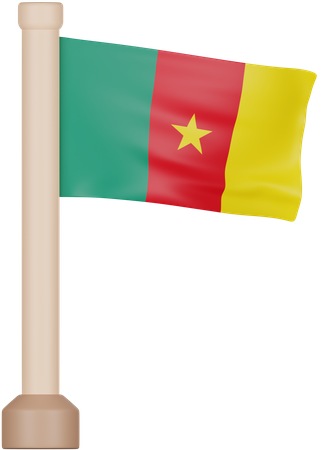 Cameroon Flag  3D Icon