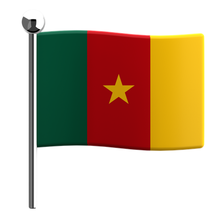 Cameroun  3D Icon