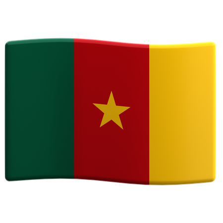 Cameroun  3D Icon