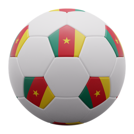 Balón de Camerún  3D Icon