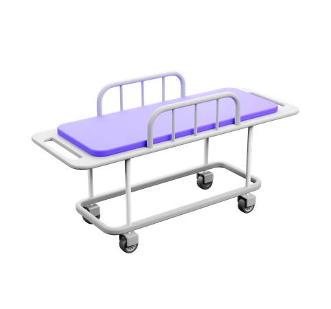 Camilla de hospital  3D Icon