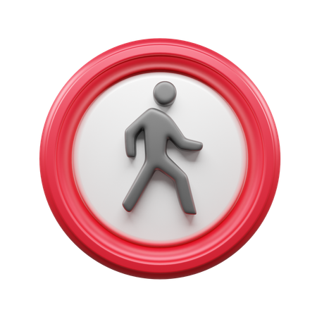 Camino para caminar  3D Icon