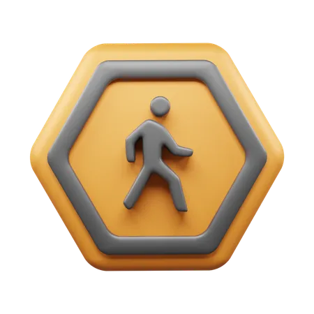 Camino para caminar  3D Icon