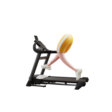 Caminata en cinta  3D Icon