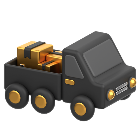 Caminhão  3D Icon