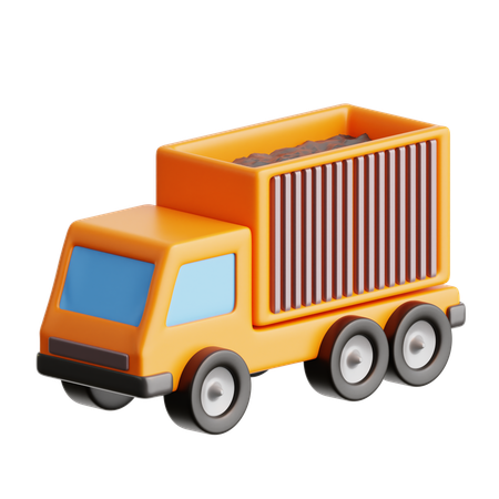 Caminhão  3D Icon