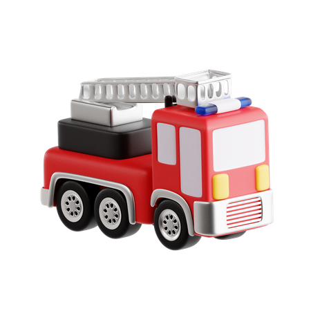 Caminhão de bombeiro  3D Icon