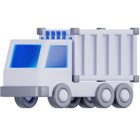 Caminhão contêiner  3D Icon