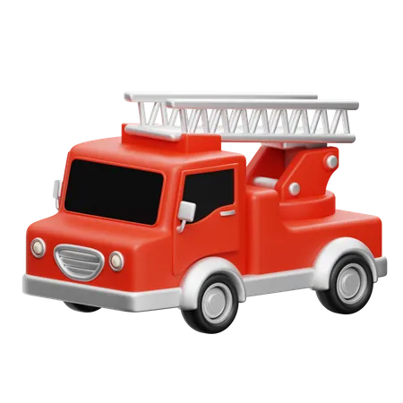 Caminhão de bombeiros  3D Icon