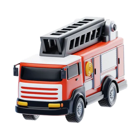 Caminhão de bombeiros  3D Icon