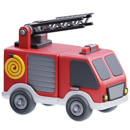 Caminhão de bombeiros  3D Icon