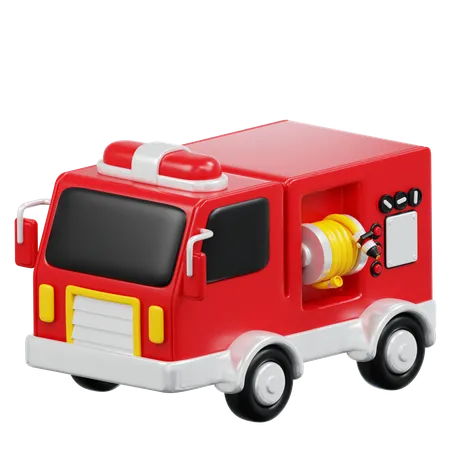 Caminhão de bombeiros  3D Icon