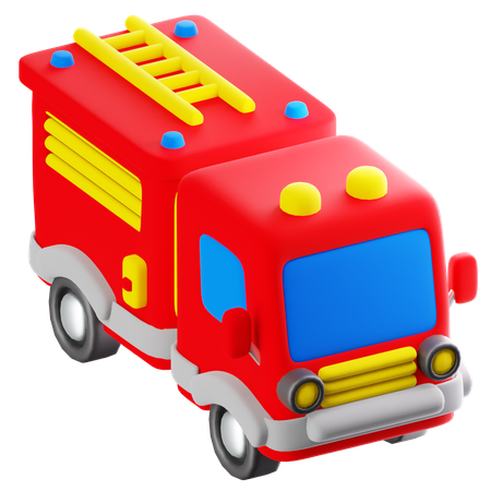 Caminhão de bombeiros  3D Icon