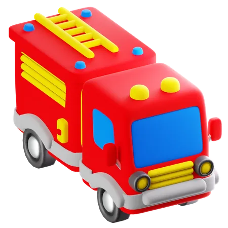 Caminhão de bombeiros  3D Icon