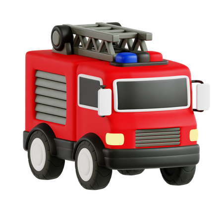 Caminhão de bombeiros  3D Icon