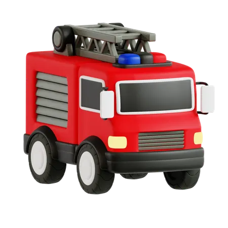 Caminhão de bombeiros  3D Icon