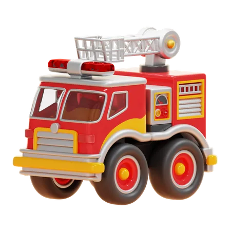 Caminhão de bombeiros  3D Icon