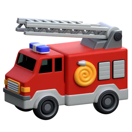 Caminhão de bombeiros  3D Icon