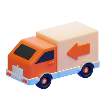 Caminhão de entrega  3D Icon