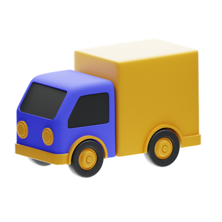 Caminhão de entrega  3D Icon