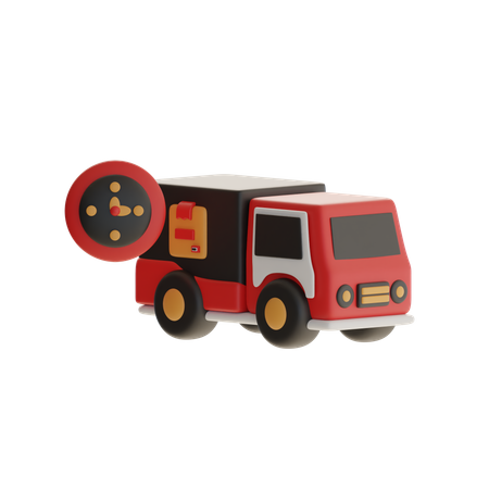 Caminhão de entrega  3D Icon