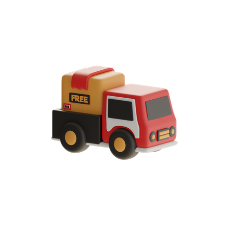 Caminhão de entrega  3D Icon