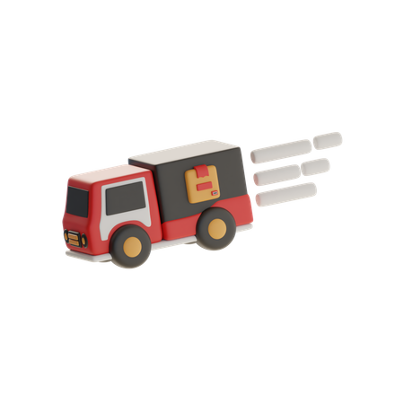 Caminhão de entrega  3D Icon