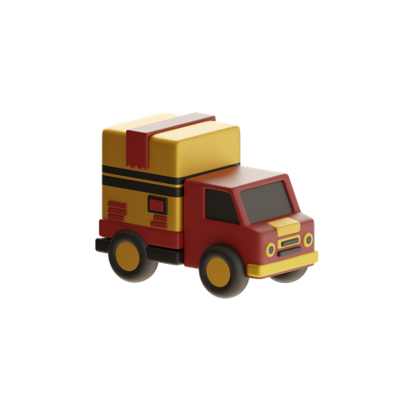 Caminhão de entrega  3D Icon