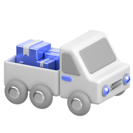 Caminhão de entrega  3D Icon