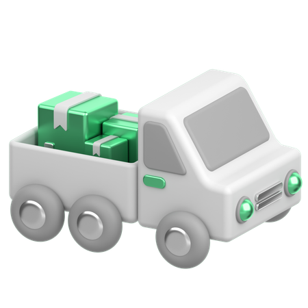 Caminhão de entrega  3D Icon