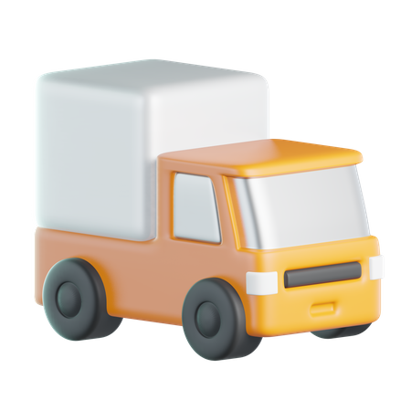 Caminhão de entrega  3D Icon