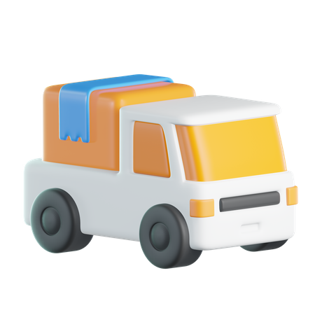 Caminhão de entrega  3D Icon