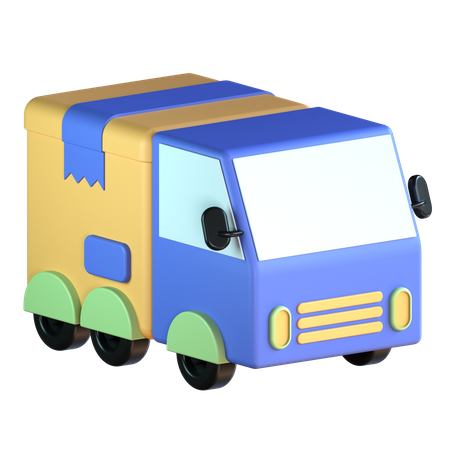 Caminhão de entrega  3D Icon