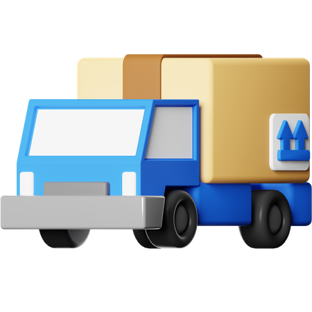 Caminhão de entrega  3D Icon