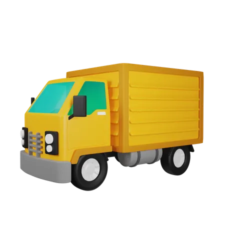 Caminhão de entrega  3D Icon