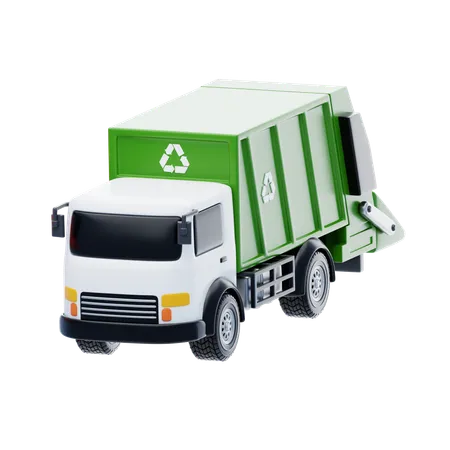 Caminhão de lixo  3D Icon