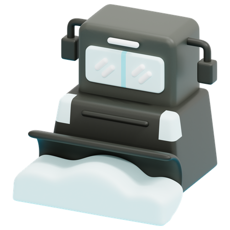 Caminhão de neve  3D Icon